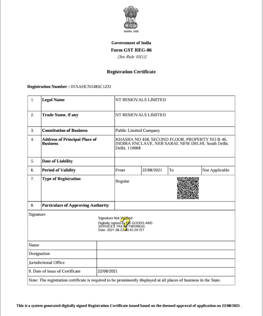 National Registration Certificate1